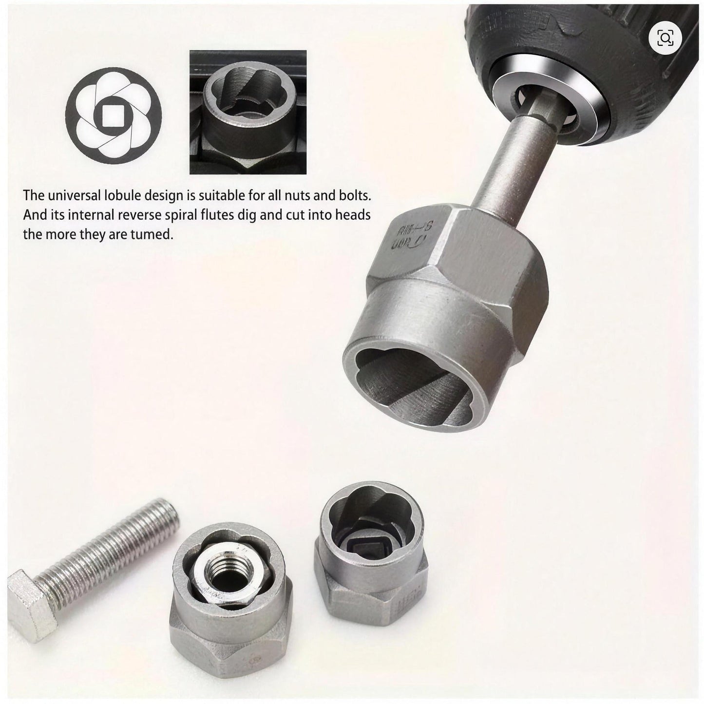 14PCS Bolt & Nut Extractor Socket Set